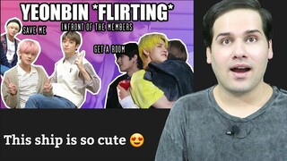 Yeonbin questionable moments (Soobin & Yeonjun flirting & ignoring the other members | TXT) Reaction