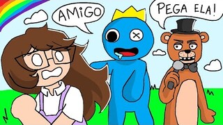 NOVO RAINBOW FRIENDS COM FNAF (Freddys Playground Roblox)