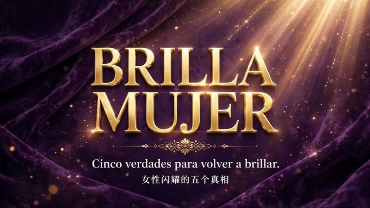 BRILLA MUJER✨5 verdades para volver a brillar cuando te sientes apagada | 女性闪耀的5个真相