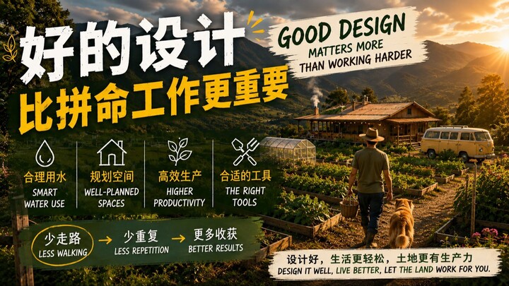 好的设计，比拼命工作更重要 / Good Design Matters More Than Working Harder