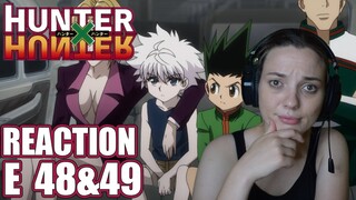 Hunter x Hunter (2011) E48 - "Very Sharp Eye" & E49 - "Pursuit And Analysis"" Reaction