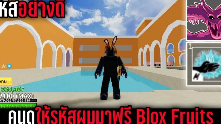 คนดูให้รหัสผมมาฟรี รหัสอย่างดี!!! Blox Fruits