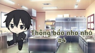 Thông báo nho nhỏ #4  | Bản Tin Anime