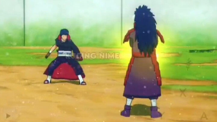 MADARA EDO COBA SPARRING DENGAN OBITO BAJU MERAH