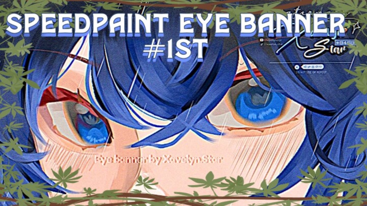 Drawing an eye banner with a s̶t̶r̶e̶s̶ love! ⭐🦚
