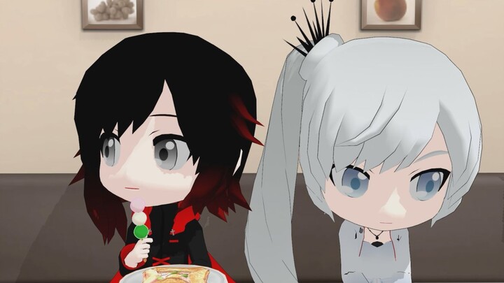 [RWBY/MMD] Suddenly kiss your teammate, and his reaction...