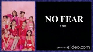 BINI - No Fear Lyrics (Framed) (sped up)