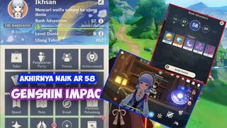 Detik Detik Naik Ar 58 Genshin Impac