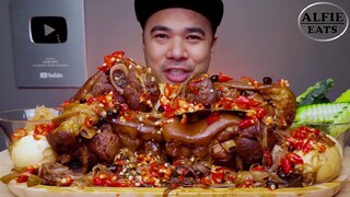 SPICY PORK KNUCKLE HUMBA BISAYA | MUKBANG ASMR | ALFIE EATS by ALFIE EATS