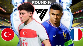 GAMEPLAY FC24 TURKEY VS FRANCE EURO24