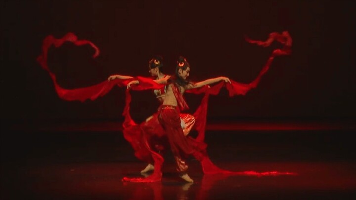 Original dance series - "Hu Xuan Dance in the Shadow" Dunhuang Hu Xuan Tianle Dance, one person, one