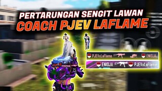 SENGIT PARAH !! KETEMU COACH PJEV LAFLAME ?! AIM NYA KERAS PARAAAAH !! - PUBG MOBILE INDONESIA