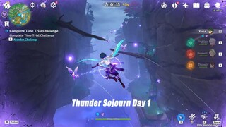 Genshin Impact 2.0 - Thunder Sojourn New Event Day 1 Gameplay - Free Beidou Reward