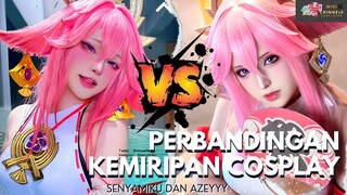 Perbandingan Kemiripan Cosplay Antara  Azeyy Dan Senyamiku, Siapanih Yang Paling Keren??