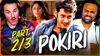 Pokiri Movie Reaction Part 2/3! | Mahesh Babu | Ileana D'Cruz | Prakash Raj | Nassar