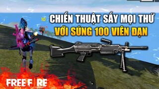 [Garena Free Fire] AUTO Top 1 với chiến thật sấy cả thế giới với M249 | TTD