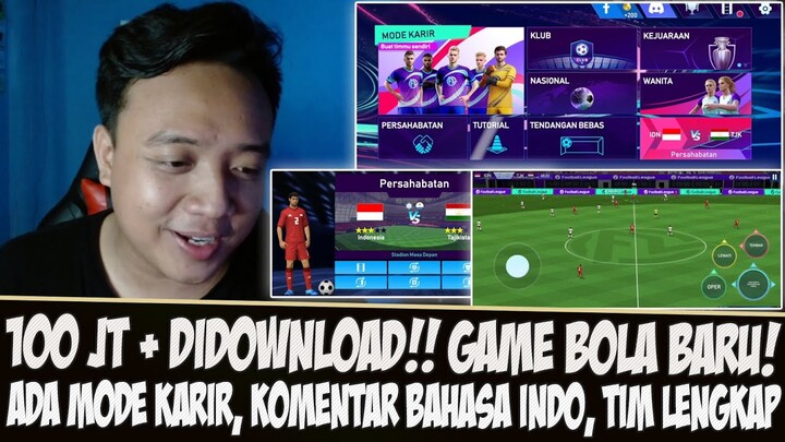 ADA INDONESIA!! 100JT + DIDOWNLOAD!! REKOMENDASI GAME SEPAK BOLA TERBARU NIH FOOTBALL LEAGUE 2025