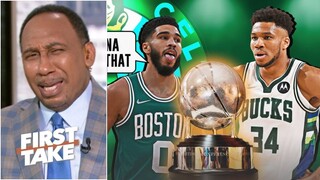 FIRST TAKE "Bucks in 7" - Stephen A GOES OFF Giannis will dominate Tatum defense in Bucks vs Celtics