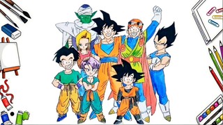 Menggambar Anime DRAGON BALL