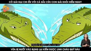 Truyện Tranh Cha của ba đứa bé ở đâu: Cô Gái Đại Chi-ến Với Cá Sấu Cứu Con Gái Khỏi Nguy Hiểm