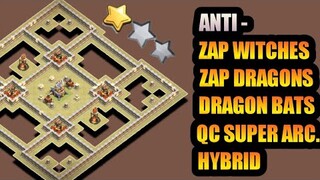 NEW TH11 WAR BASE | ANTI ZAP WITCHES / E-DRAGS / HYBRID + REPLAY PROOF + LINK | CLASH OF CLANS