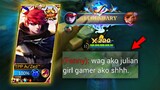 Must Watch I Destroy Fake Girl Gamer Fanny With My Top Global Julian - Build Gameplay MLBB