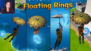 Collect Floating Rings at Steamy Stacks (4) | Fortnite Battle Royale (Week 5 Challenge)