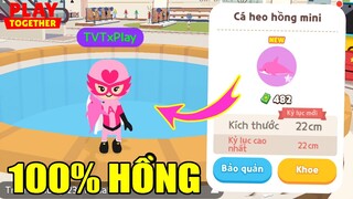 Mặt Full Trang Phục Siêu Nhân Hồng Đi Săn Cá Heo Hồng, Bất Ngờ TVT Hốt Siêu Phẩm | Play Together