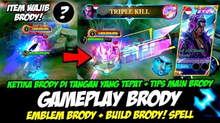 CARA MAIN BRODY TERBARU + WS & MVP❗ BUILD BRODY TERSAKIT 2023❗ TUTORIAL & GAMEPLAY BRODY TOP GLOBAL