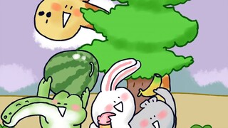 [Little Spear Zoo] The little friends have very special habits when eating.