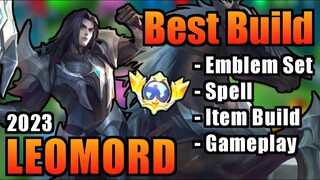 LEOMORD BEST BUILD 2023 | TOP 1 GLOBAL LEOMORD BUILD | LEOMORD - MOBILE LEGENDS | MLBB