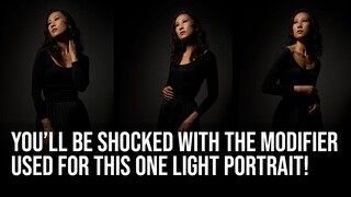 Shooting One Light Portraits with A Forgotten Light Modifier that I Truly Love! Pd. Ft. Pixel P80