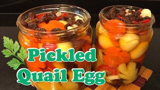 HOW TO MAKE PICKLED QUAIL EGGS | HOME MADE PICKLED QUAIL EGG RECIPE | Pepperhona’s Kitchen