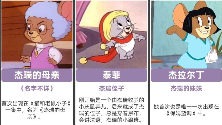 “Tom và Jerry”: Giới thiệu các thành viên trong gia đình của chuột Jerry