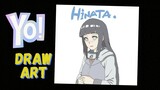 Yo! Draw Art Hinata Hyuga | Full Draw.