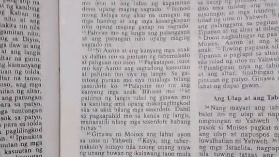Pang Araw Araw na Talata.     Exodus 40:16-21