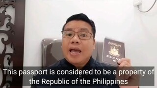 Dapat hawak mo Ang Passport mo..