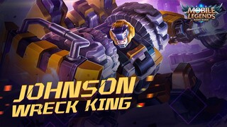 Johnson new skin | Wreck King | Mobile Legends: Bang Bang!