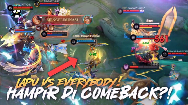 SOLO RANK KETEMU TIM ANOMALI! LAPU-LAPU VS EVERYBODY FULL GENDONG⁉️