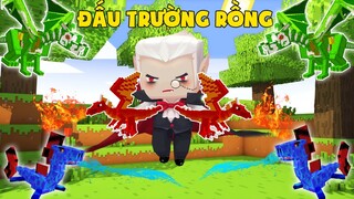 MINI GAME : ĐẤU TRƯỜNG RỒNG TRONG MINI WORLD ** NOOB TEAM THỬ THÁCH CUỘC CHIẾN RỒNG ĐẦU TIÊN
