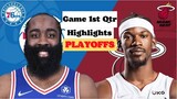 Philadelphia 76ers vs Miami Heat Game 2 Full Highlights 1st QTR | May 4 | 2022 NBA Season