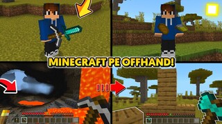 CARA PEGANG SEMUA ITEM/BLOCK DI TANGAN KIRI DI MINECRAFT PE !!