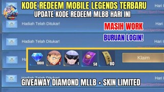 NO LIMITE! KODE REDEEM ML TERBARU KODE REDEEM MOBILE LEGENDS HARI INI UPDATE JULI 2024