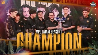 RRQ AKIRA THE CHAMPION OF MPL LATAM SEASON 1