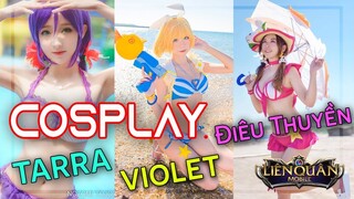 Dàn cosplay Liên Quân vừa xinh vừa sexy 2019 - Cosplay Violet Điêu Thuyền Taara