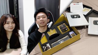 UNBOXING 2 SILVER PLAY BUTTON + NIMO TV GALA AWARD