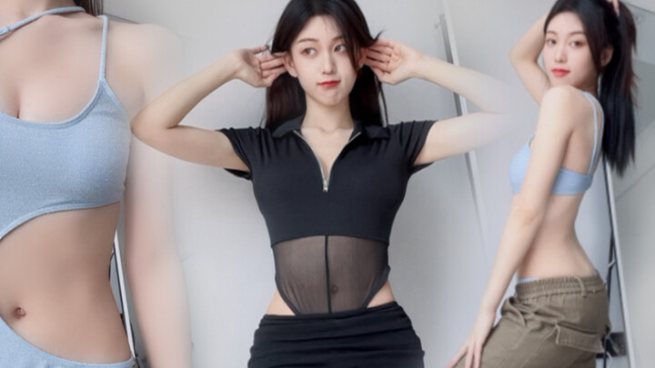 بدلة جسم + بنطلون منخفض الخصر!