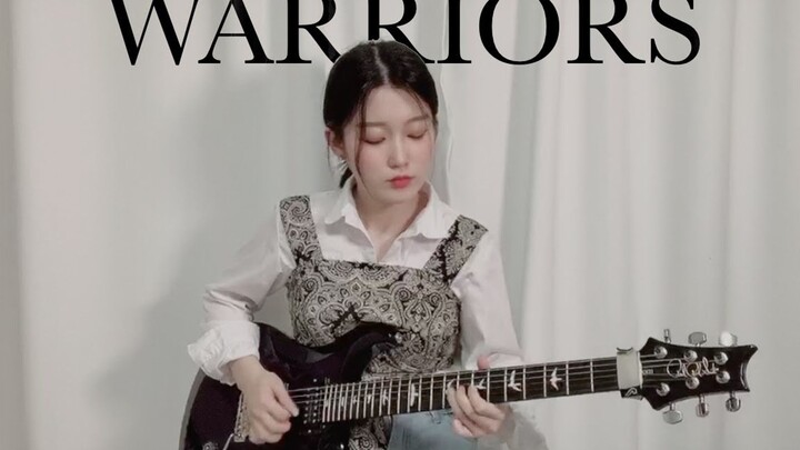 小姐姐电吉他翻弹Imagine Dragons - Warriors l Yujin Guitar