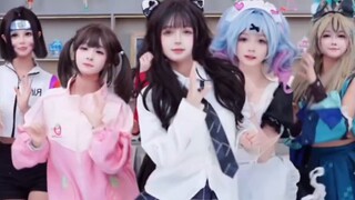 PS1 Tuantuan leads the group dance moment