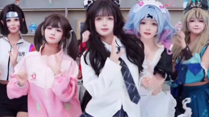 PS1 Tuantuan leads the group dance moment